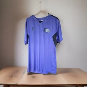 Hummel 2024 FRICKE SOCIAL RUN Purple Athletic Shirt Size Large